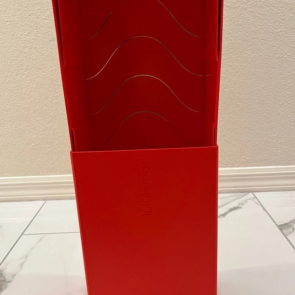 Lululemon — Vibrant Orange Decorative Gift Box.